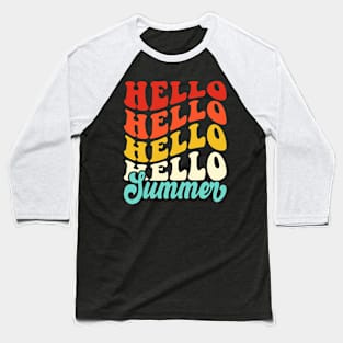 Hello Summer T Shirt For Women Men Baseball T-Shirt